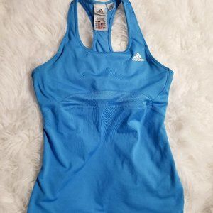 adidas Women's Bright Blue Racerback Tank Top